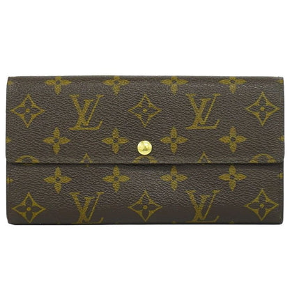 Authentic Louis Vuitton LV Old Shape Portefeuille Sarah Monogram Long Wallet
