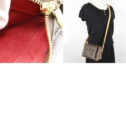 Louis Vuitton Vivacite PM M51165 Monogram Canvas Brown Ca0094 Ladies Shoulder