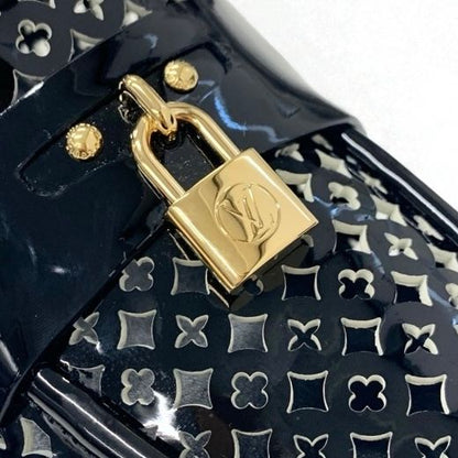 Louis Vuitton Chess Line Monogram Loafers Leather Shoes Patent Black Gold Logo