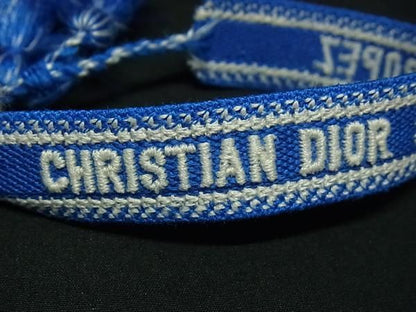 Christian Dior Canvas Bracelet Sesame Sacrifice Set Of 2 Accessories Pink And