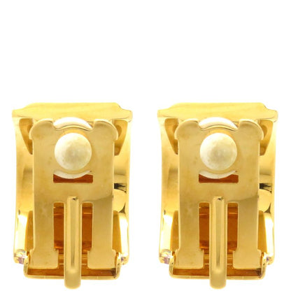 Hermes Earring Emile GP Cloisonne Navy X Gold Cloisonne [box