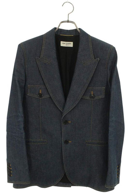 Saint Laurent Paris 685158 Y5e53 Denim Tailored Jacket Men's 38
