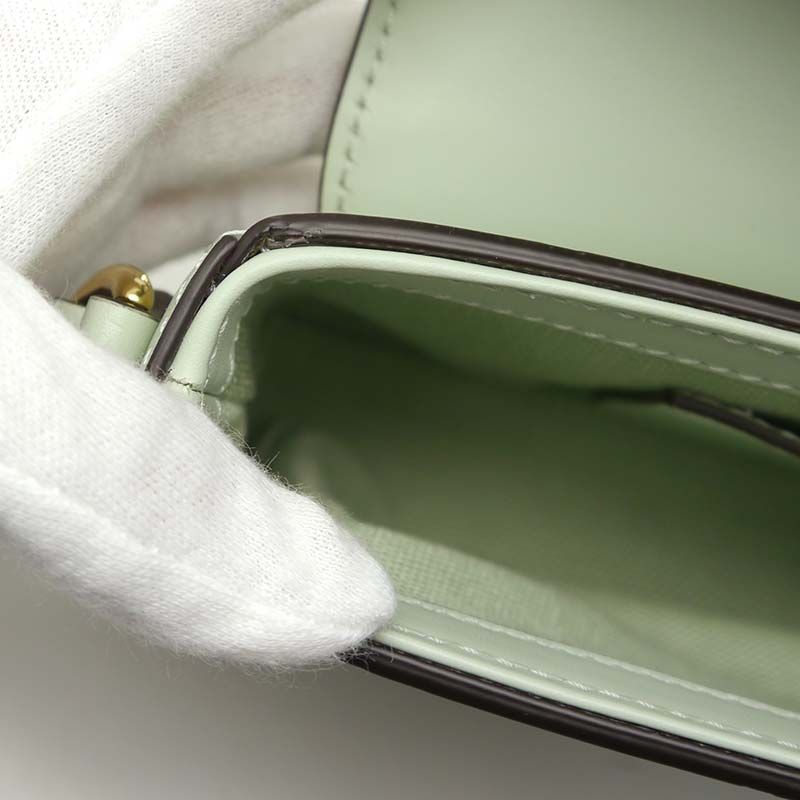 Gucci GG Super Mini Shoulder Bag 772794 Green Crossbody