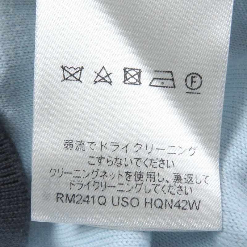 Louis Vuitton 2024 1afapp Monogram Gradient Crewneck Sweater Knit Blue-grey