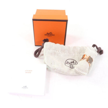 Hermes Olympe GM Etoupe Pink Gold Vaux-madame H Design Ring - Ring XS Size