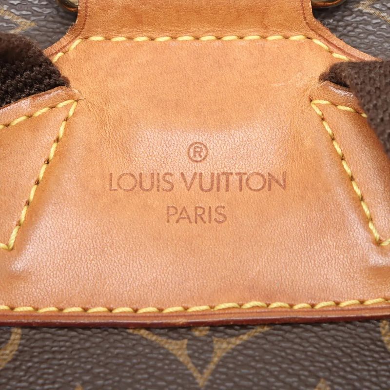 Louis Vuitton Monogram Montsouris GM M51135 Leather Backpack Sac Backpack Bag