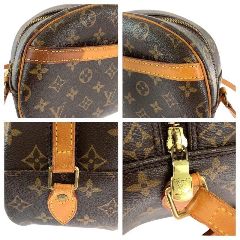 Louis Vuitton Monogram Blois Brown Gold Hardware PVC M51221 Shoulder Bag