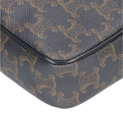 Celine 197202dnd Triomphe Canvas Medium Shoulder Bag Men's