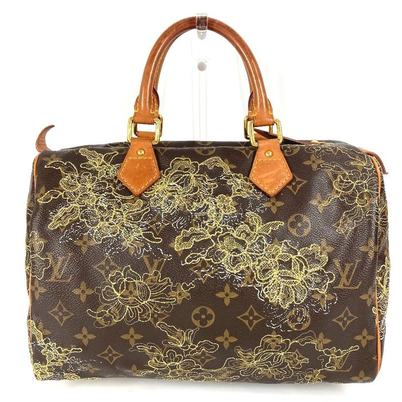 Louis Vuitton Handbag Speedy 30 M95397 Monogram Canvas All Gold