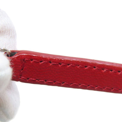 Chanel Coco Mark Bicolor Clutch Bag Leather Women