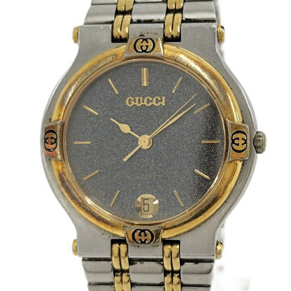 Gucci Wristwatch Men's Quartz SS Gray Dial 9000m