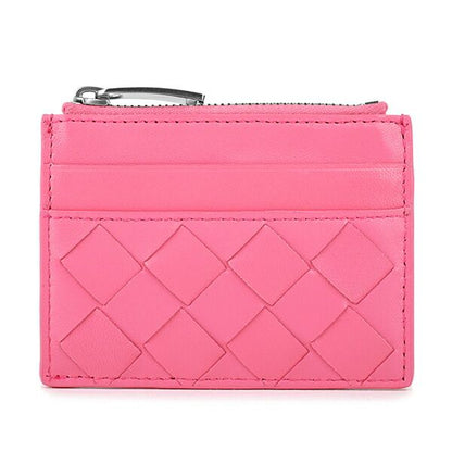 Bottega Veneta Card Case Pink