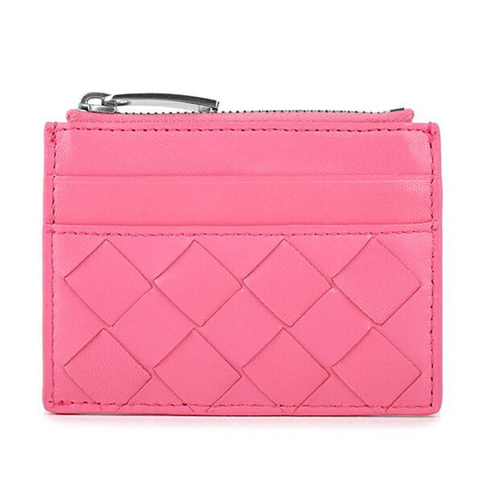 Bottega Veneta Card Case Pink