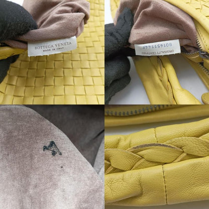 Bottega Veneta Intrecciato Yellow Lambskin B01451144f