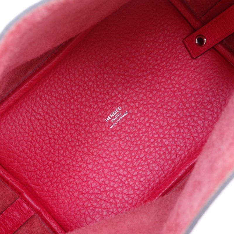 Hermes Picotin Lock 18 PM Taurillon Clemence Rose Extreme Pink C Ladies Handbag