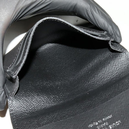 Louis Vuitton Business Card Holder With Depth Taiga Noir Black Envelope Carte