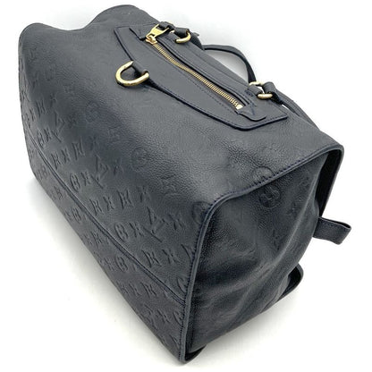 Louis Vuitton Anspire M93415 Shoulder Bag Monogram Empreinte Navy Women