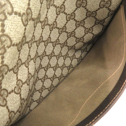Gucci Old Gucci Sherry GG 39 002 4487 PVC Canvas Beige Tote Bag 1656 Gucci