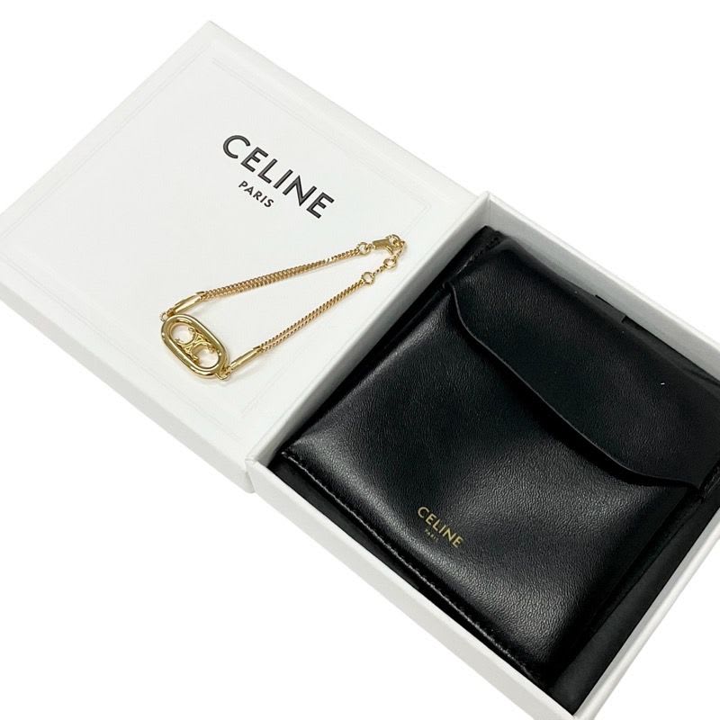 Celine Bracelet Bangle Cuff Gold Triomphe