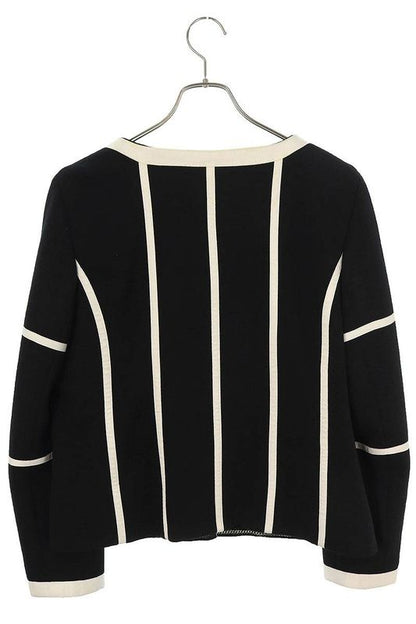 Chanel P64632v21533 Lion Button Collarless Blouson Women 44