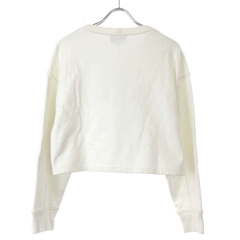 Chanel 20aw Sunflower Tweed Sweatshirt White M P65655k61341