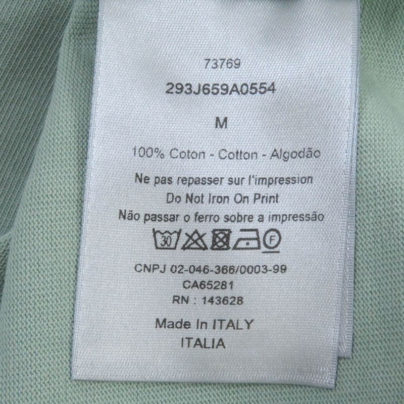 DIOR Homme 22SS 293j659a0554 Cotton Compact Jersey Relaxed Fit Logo Embroidery