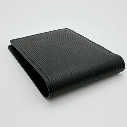 Louis Vuitton M60662 Epi Portefeuille Multiple Fold Wallet Louis Vuitton Black