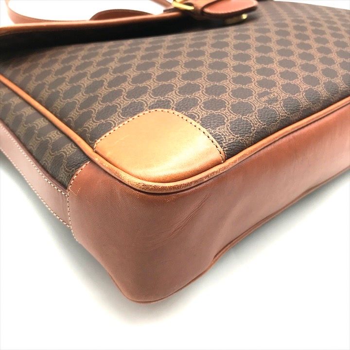 Celine Macadam Triomphe 2-Way Bag Brown
