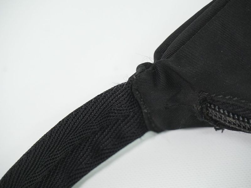 Authentic Prada Nylon Handbag Pouch Black Bag Pre-owned [follow-up Discount