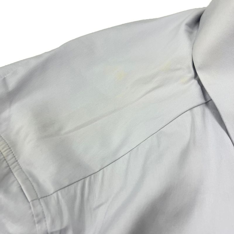 Balenciaga Cotton Stretch Dress Shirt Grayish 38