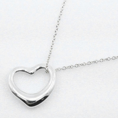 Tiffany & Co Open Heart Elsa Peretti 925 Silver Ladies 6.7g Necklace