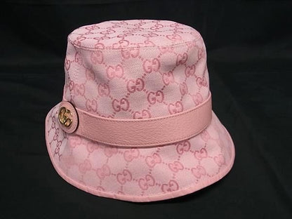 Gucci GG Pattern GG Marmont Cotton And Polyester Bucket Hat Size
