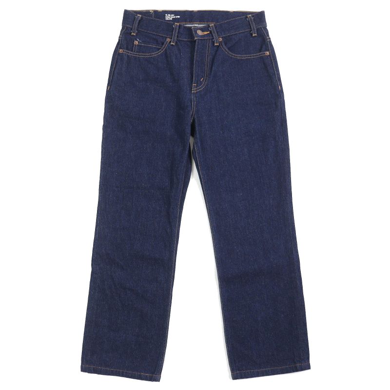 Celine 2n48a224z Françoise Jeans 100% Cotton Low Wash Denim Pants Indigo Blue