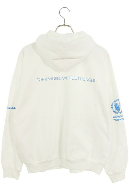 Balenciaga 674728 Tmvl1 WFP Print Zip Up Hoodie Men's 1