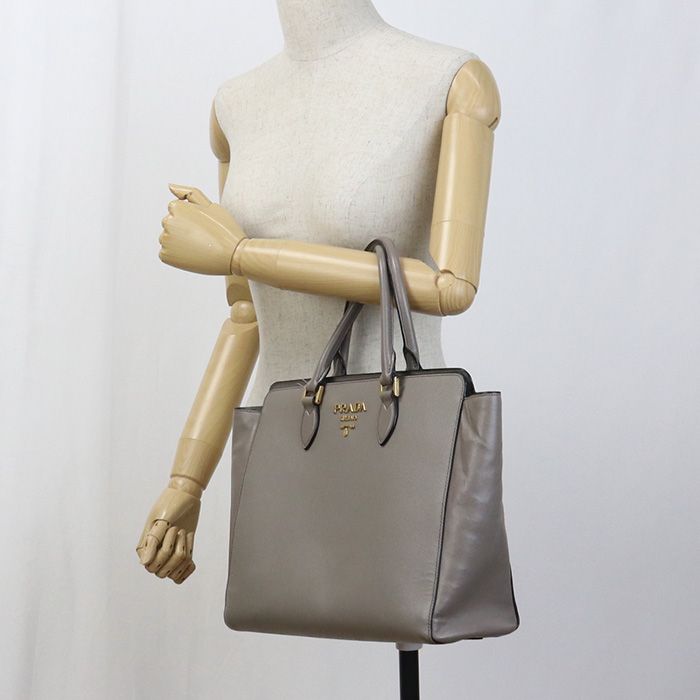 Prada 2WAY Pr90036 Tote Bag Leather 2WAY Tote Bag Women
