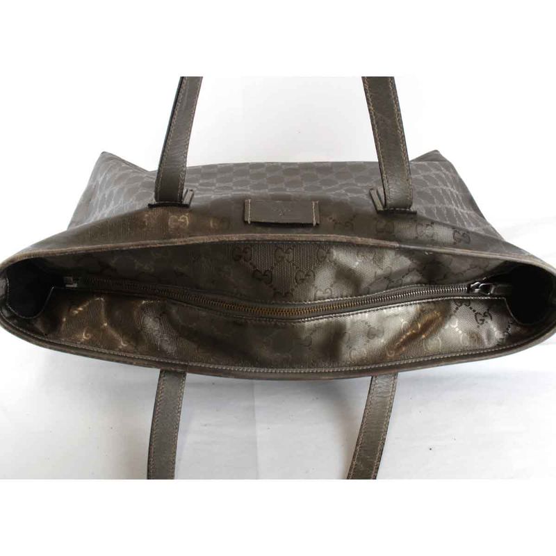 Gucci 211137 212792 Tote Bag GG Imprime Gold