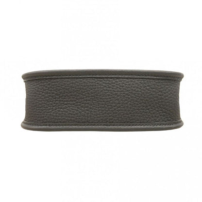 Hermes Shoulder Bag Evelyn TPM Taurillon Cles Mance Black Silver Hardware K