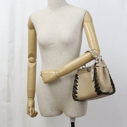 Fendi 2WAY Peekaboo Mini 8bn244 Handbag Calf Ladies