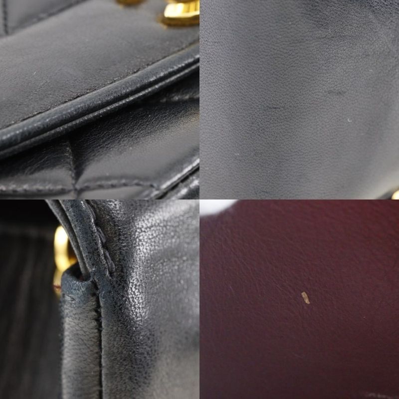 Chanel Diana Chain Shoulder Matelasse Lambskin Black Ladies Shoulder Bag