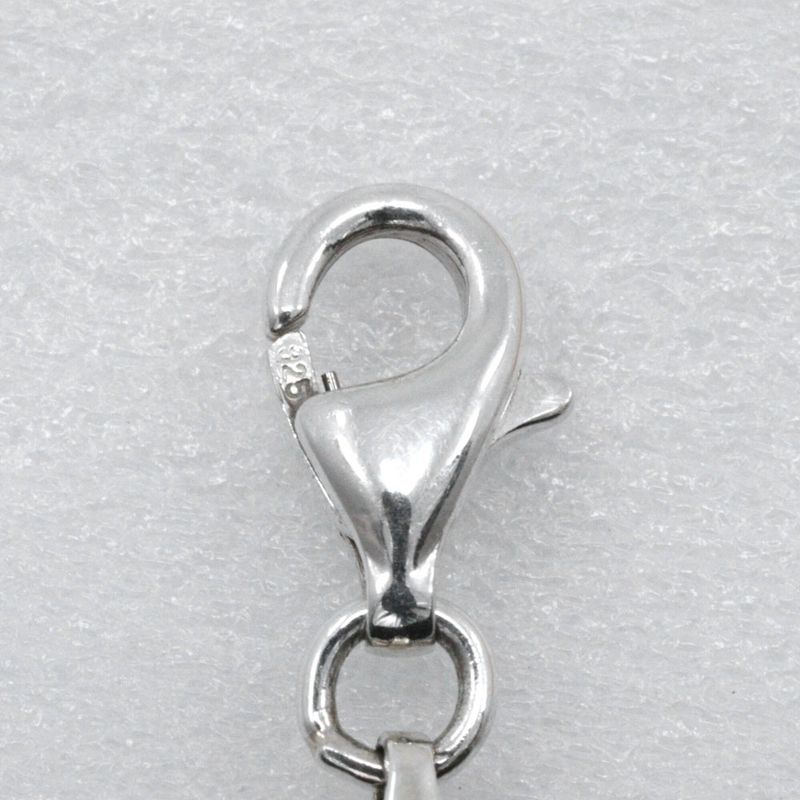 Gucci Logo Plated Silver 925 Unisex 7.0g Bracelet