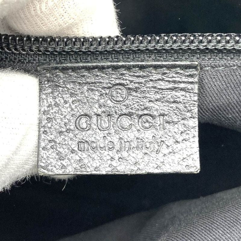 Gucci 92551 Shoulder Bag GG Canvas Black Ladies Men Fashion Vintage Gift