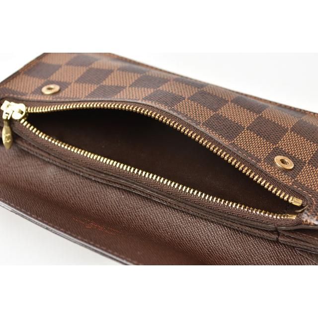 Louis Vuitton Chain Wallet Long Wallet Portefeuille Accordeion Damier N60002