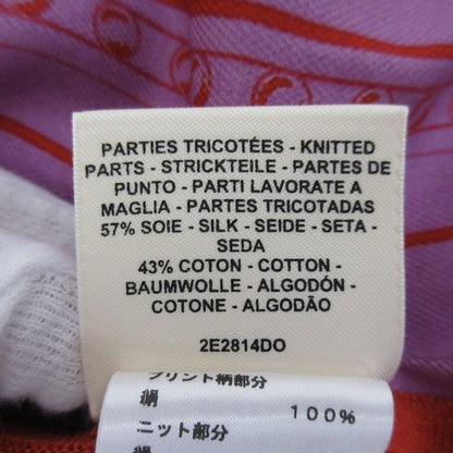 22ss Hermes Grand Tralala Twill Laine Short Sleeve Silk Cut and Sewn 2e2814do