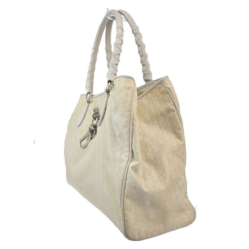 Christian DIOR Shoulder Bag Trotter Off White 73fa468