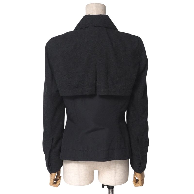 Celine Jacket Size 38 Docking Material Switch Made In France 20250402 Ra4063