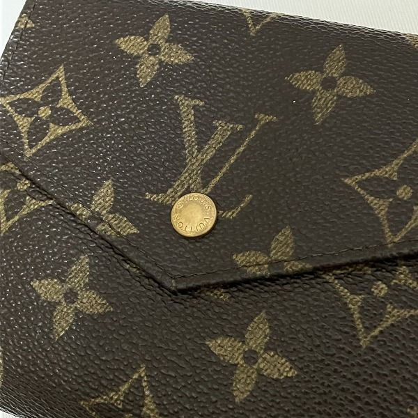 Louis Vuitton Monogram Porte Monebier M61660 W Hook Wallet Trifold Wallet Unisex