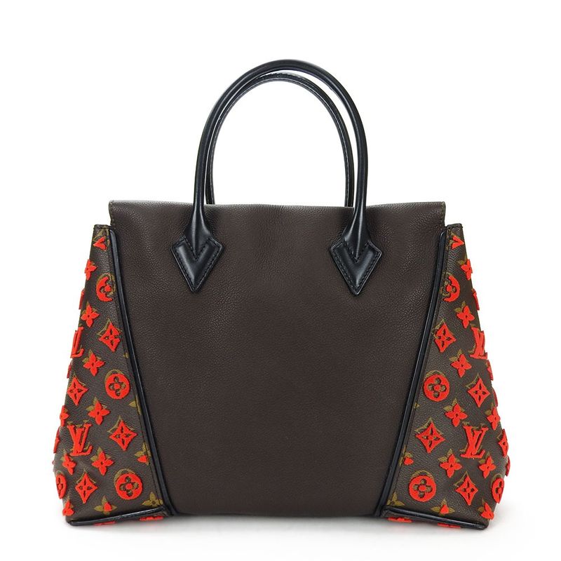 Louis Vuitton M94610 Tote W PM Monogram Tuftage LV Red Logo Women Louis Vuitton