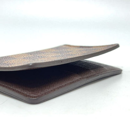 Louis Vuitton Card Case Organizer De Poche M60502 Damier Canvas Ebène Brown