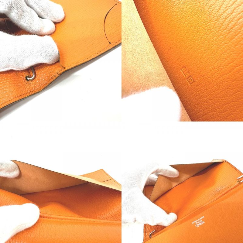 Hermes Notebook Cover Genda Vision Chevre Coromandel Orange