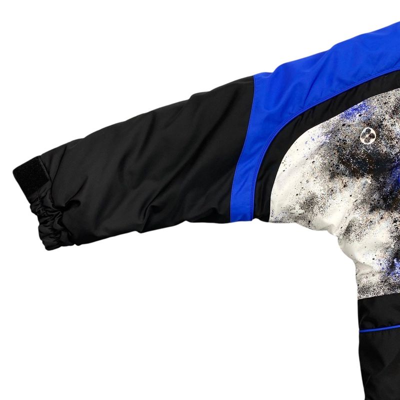 Louis Vuitton Blouson Puffy Jacket Hib30wrwk 46 Size Nylon Splash Monogram